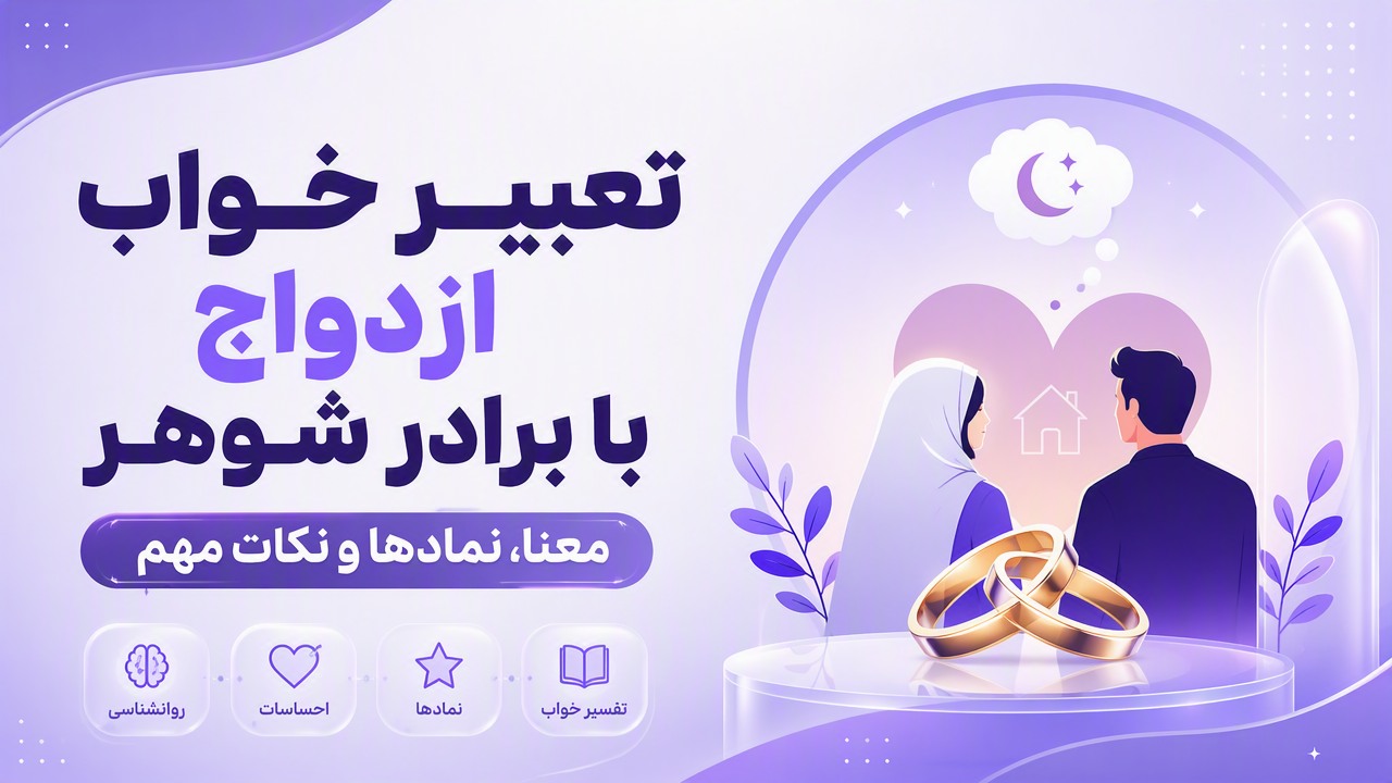 تعبیر خواب ازدواج با برادر شوهر؛ معنا، نمادها و نکات مهم