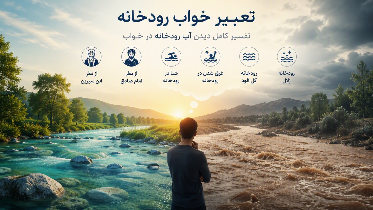 تعبیر خواب رودخانه, تعبیر خواب آب رودخانه, تعبیر خواب رودخانه زلال, تعبیر خواب رودخانه گل آلود, تعبیر خواب غرق شدن در رودخانه, تعبیر خواب شنا در رودخانه, تعبیر خواب رودخانه از نظر ابن سیرین, تعبیر خواب رودخانه از نظر امام صادق, 