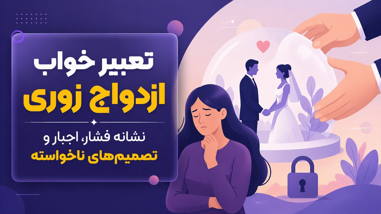تعبیر خواب ازدواج زوری؛ نشانه فشار، اجبار و تصمیم‌های ناخواسته