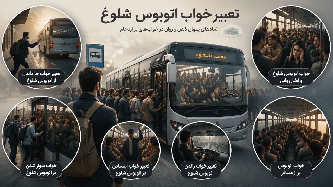 تعبیر خواب اتوبوس شلوغ, خواب اتوبوس پر از مسافر, تعبیر خواب جا ماندن از اتوبوس شلوغ, تعبیر خواب ایستادن در اتوبوس شلوغ, خواب سوار شدن در اتوبوس شلوغ, تعبیر خواب راندن اتوبوس شلوغ, خواب اتوبوس شلوغ و فشار روانی, 
