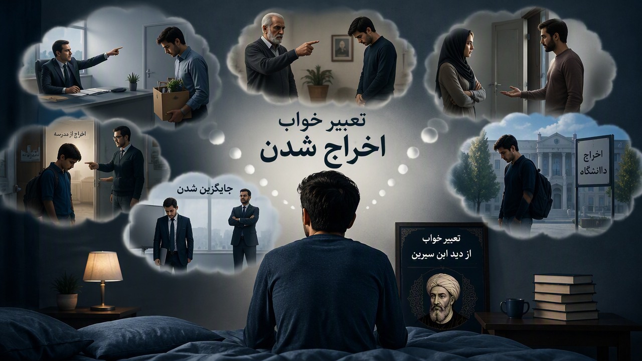 تعبیر خواب اخراج شدن, تعبیر خواب برکنار شدن, تعبیر خواب اخراج از کار, تعبیر خواب اخراج همکار, تعبیر خواب اخراج پدر, تعبیر خواب اخراج شوهر, تعبیر خواب اخراج از مدرسه, تعبیر خواب اخراج از دانشگاه, تعبیر خواب جایگزین شدن, تعبیر خواب ابن سیرین اخراج, 