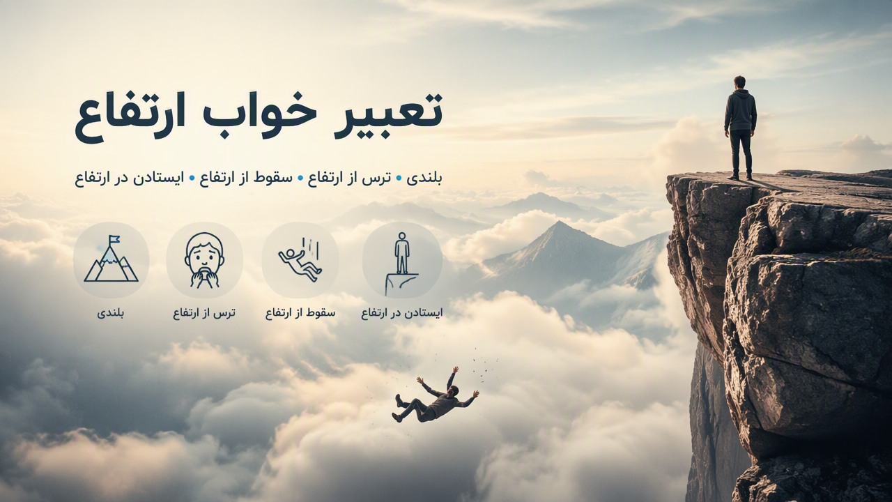 تعبیر خواب ارتفاع, تعبیر خواب بلندی, تعبیر خواب ترس از ارتفاع, تعبیر خواب سقوط از ارتفاع, تعبیر خواب سقوط از بلندی, تعبیر خواب ایستادن در ارتفاع,