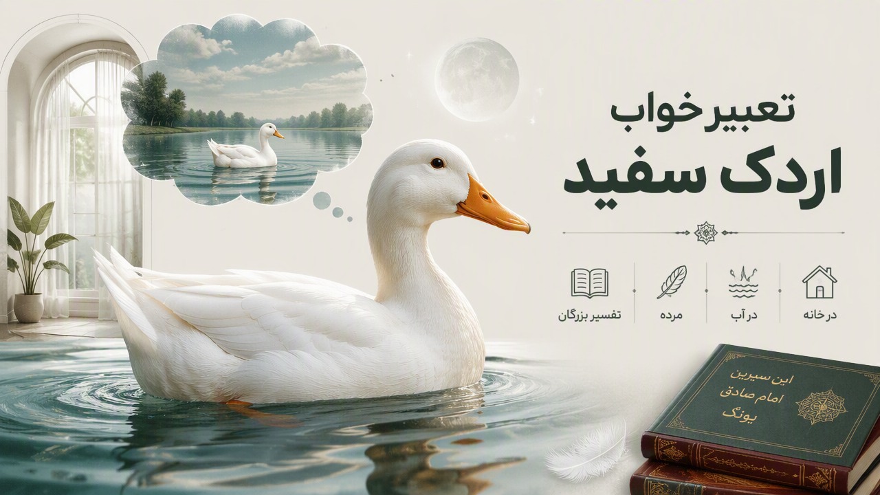 تعبیر خواب اردک سفید, تعبیر خواب اردک سفید ابن سیرین, تعبیر خواب اردک سفید در خانه, تعبیر خواب اردک سفید در آب, تعبیر خواب اردک سفید مرده, تعبیر خواب اردک سفید یونگ, تعبیر خواب اردک سفید امام صادق,