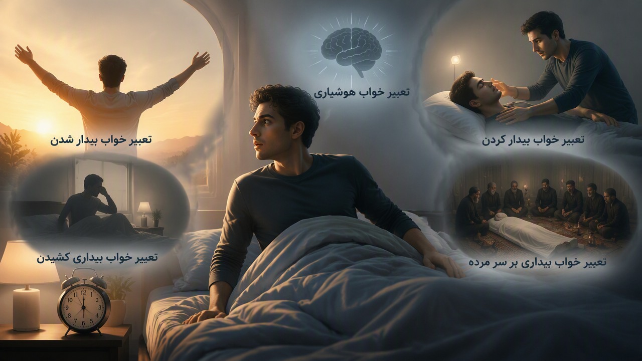 تعبیر خواب بیدار شدن, تعبیر خواب هوشیاری, تعبیر خواب بیدار کردن, تعبیر خواب بیداری بر سر مرده, تعبیر خواب بیداری کشیدن, 