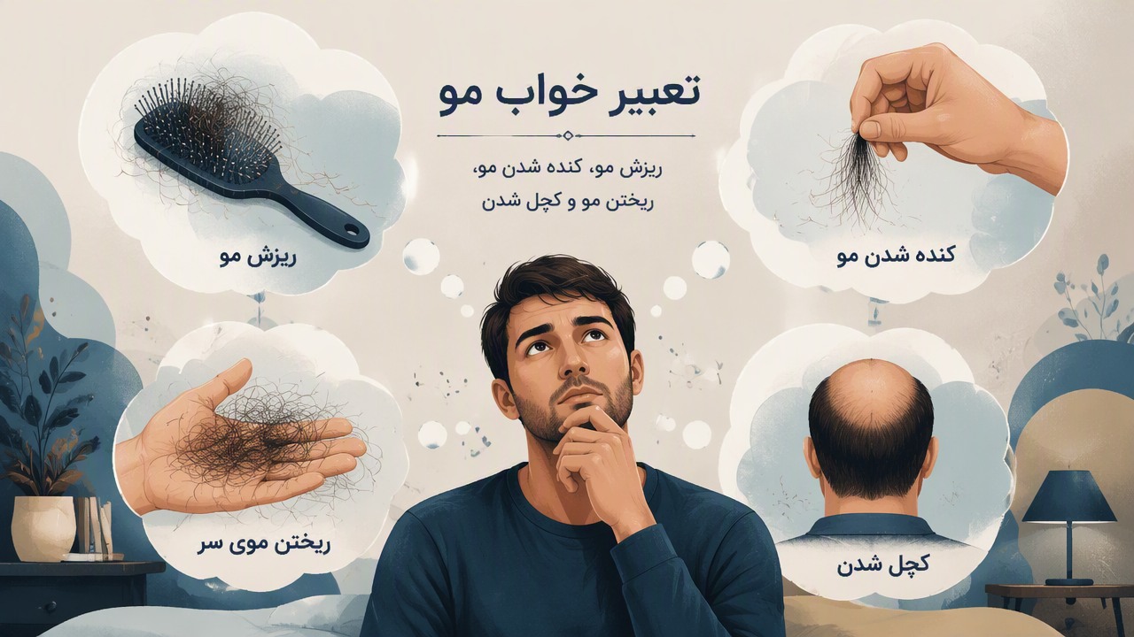تعبیر خواب ریختن موی سر, تعبیر خواب ریزش مو, تعبیر خواب کنده شدن مو, تعبیر خواب کچل شدن, تعبیر خواب مو,