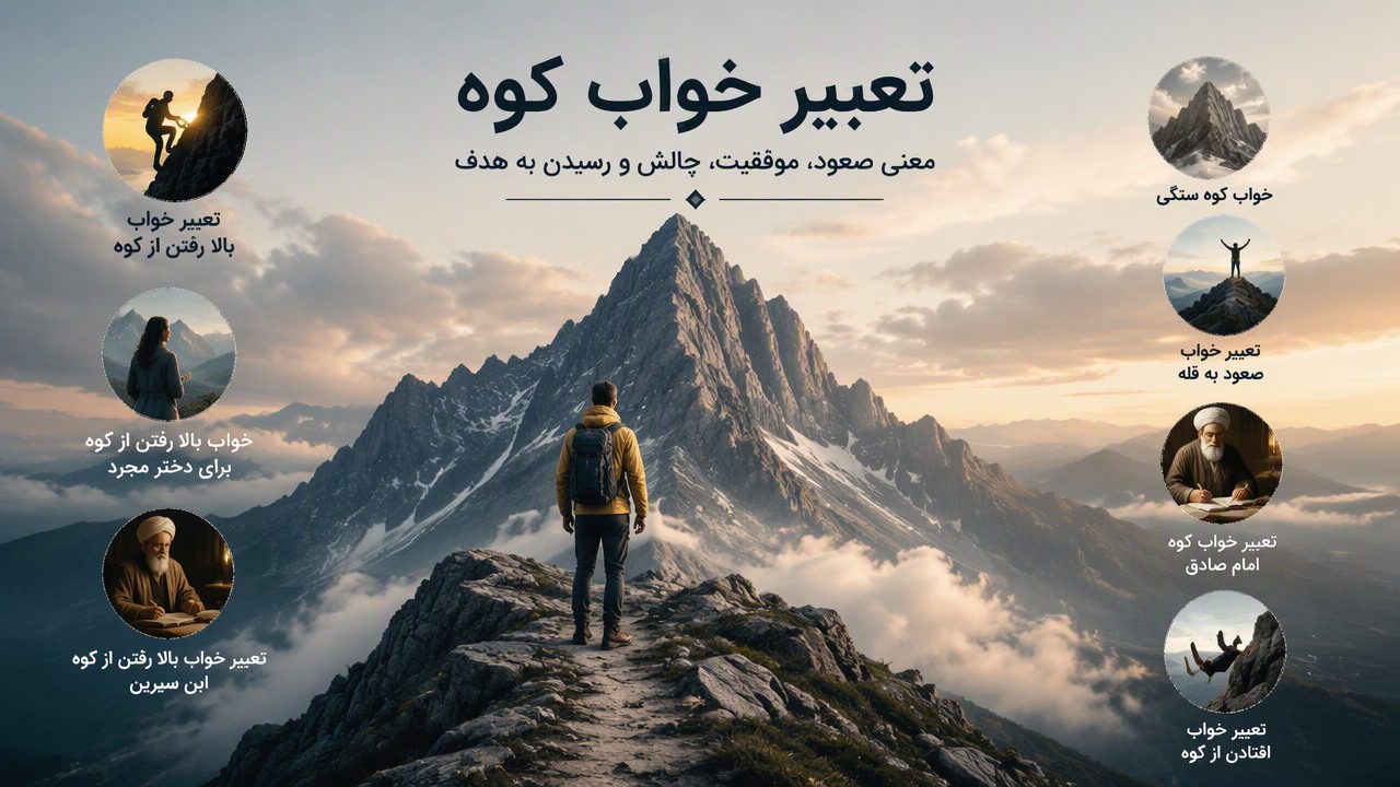 تعبیر خواب کوه, تعبیر خواب بالا رفتن از کوه, خواب کوه سنگی, تعبیر خواب صعود به قله, تعبیر خواب بالا رفتن از کوه ابن سیرین, تعبیر خواب کوه امام صادق, خواب بالا رفتن از کوه برای دختر مجرد, تعبیر خواب افتادن از کوه, 