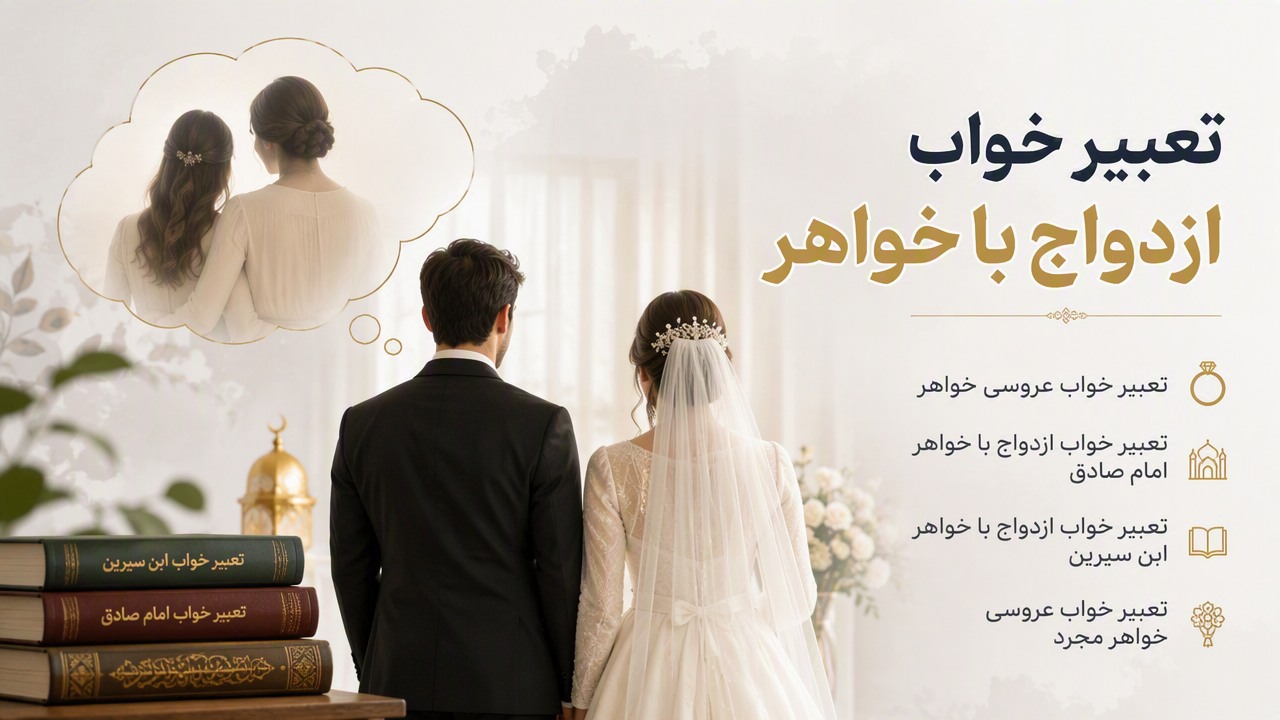 تعبیر خواب ازدواج با خواهر, تعبیر خواب عروسی خواهر, تعبیر خواب ازدواج با خواهر امام صادق, تعبیر خواب ازدواج با خواهر ابن سیرین, تعبیر خواب عروسی خواهر مجرد, 