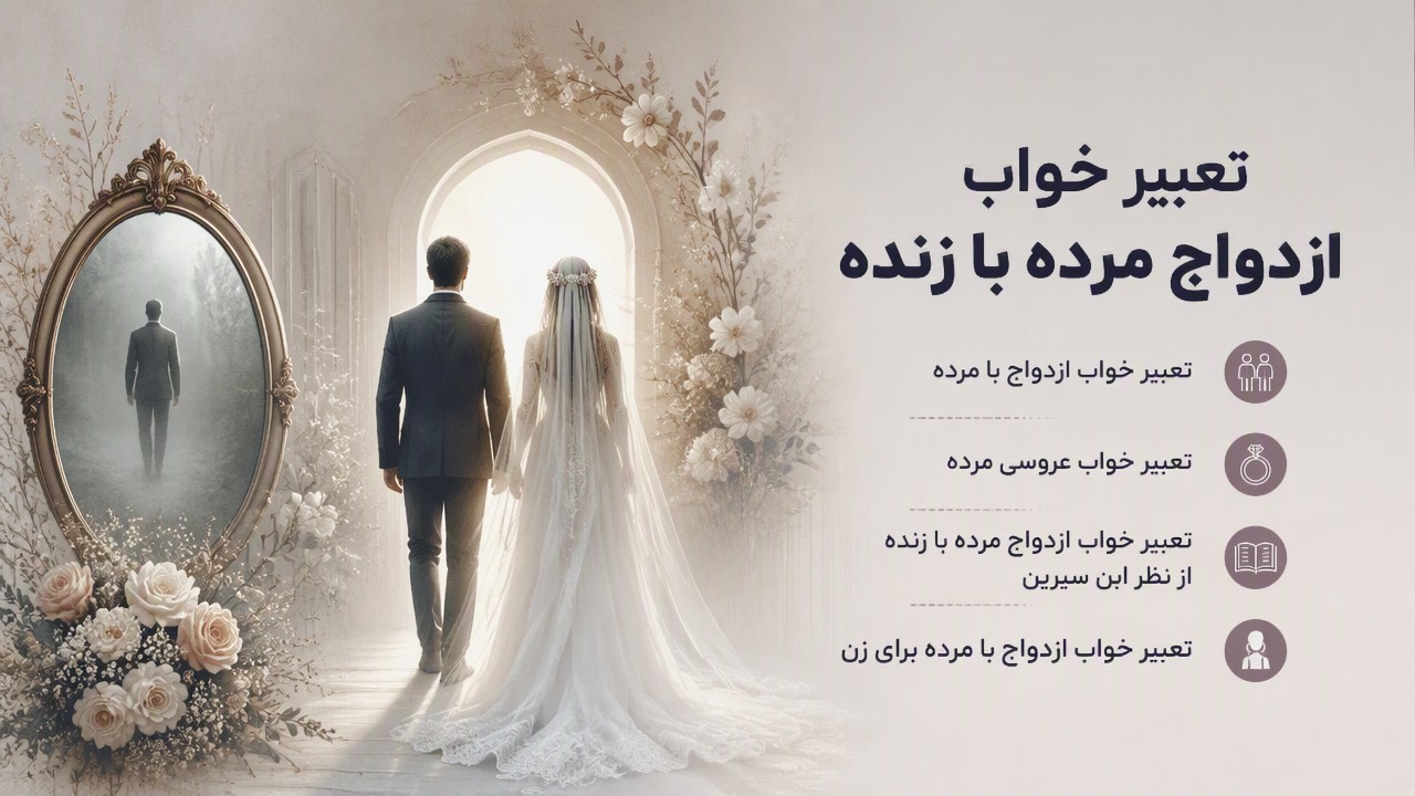 تعبیر خواب ازدواج مرده با زنده, تعبیر خواب ازدواج با مرده, تعبیر خواب عروسی مرده, تعبیر خواب ازدواج مرده با زنده از نظر ابن سیرین, تعبیر خواب ازدواج با مرده برای زن, 