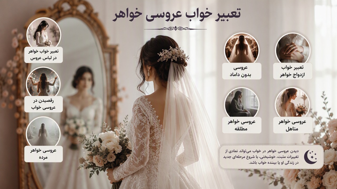 تعبیر خواب عروسی خواهر, تعبیر خواب ازدواج خواهر, عروسی خواهر در خواب, تعبیر خواب خواهر در لباس عروس, عروسی بدون داماد, عروسی خواهر مطلقه, عروسی خواهر متاهل, عروسی خواهر مرده, رقصیدن در عروسی خواب, 