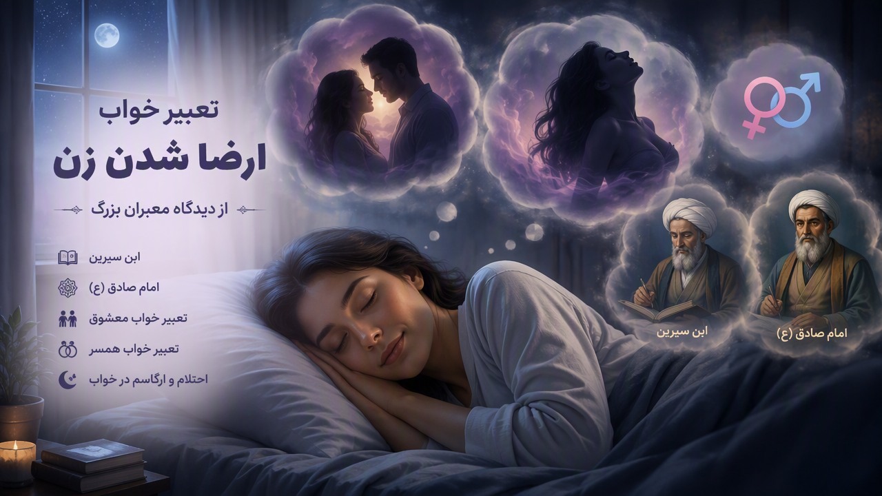 تعبیر خواب ارضا شدن زن, تعبیر خواب ارضا شدن, ارگاسم در خواب زن, تعبیر خواب جنسی, احتلام زن, تعبیر خواب نزدیکی, ابن سیرین ارضا شدن, امام صادق تعبیر خواب, تعبیر خواب معشوق, تعبیر خواب همسر,