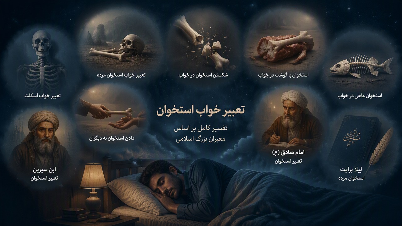 تعبیر خواب استخوان مرده, تعبیر خواب استخوان, تعبیر خواب اسکلت, شکستن استخوان در خواب, استخوان با گوشت در خواب, استخوان ماهی در خواب, دادن استخوان به دیگران, امام صادق تعبیر استخوان, ابن سیرین تعبیر استخوان, ليلا برايت استخوان مرده,