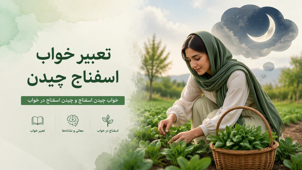 تعبیر خواب اسفناج چیدن, خواب چیدن اسفناج, چیدن اسفناج در خواب, تعبیر خواب اسفناج, 