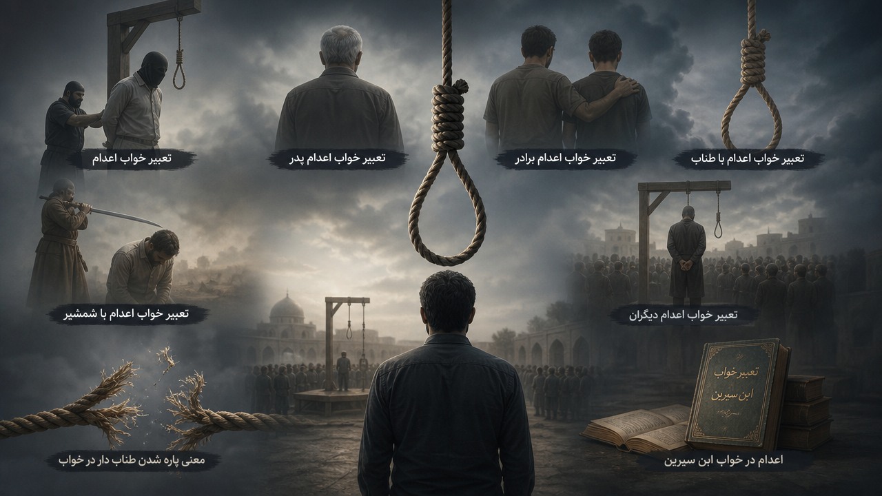 تعبیر خواب اعدام, تعبیر خواب دار زدن, اعدام در خواب ابن سیرین, تعبیر خواب اعدام پدر, تعبیر خواب اعدام برادر, تعبیر خواب اعدام با طناب, تعبیر خواب اعدام با شمشیر, تعبیر خواب اعدام دیگران, معنی پاره شدن طناب دار در خواب,